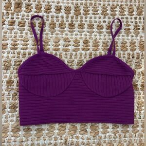 Purple tank top: Size Small